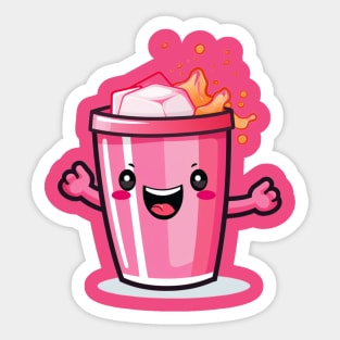 Soft drink cute T-Shirt cute giri Sticker